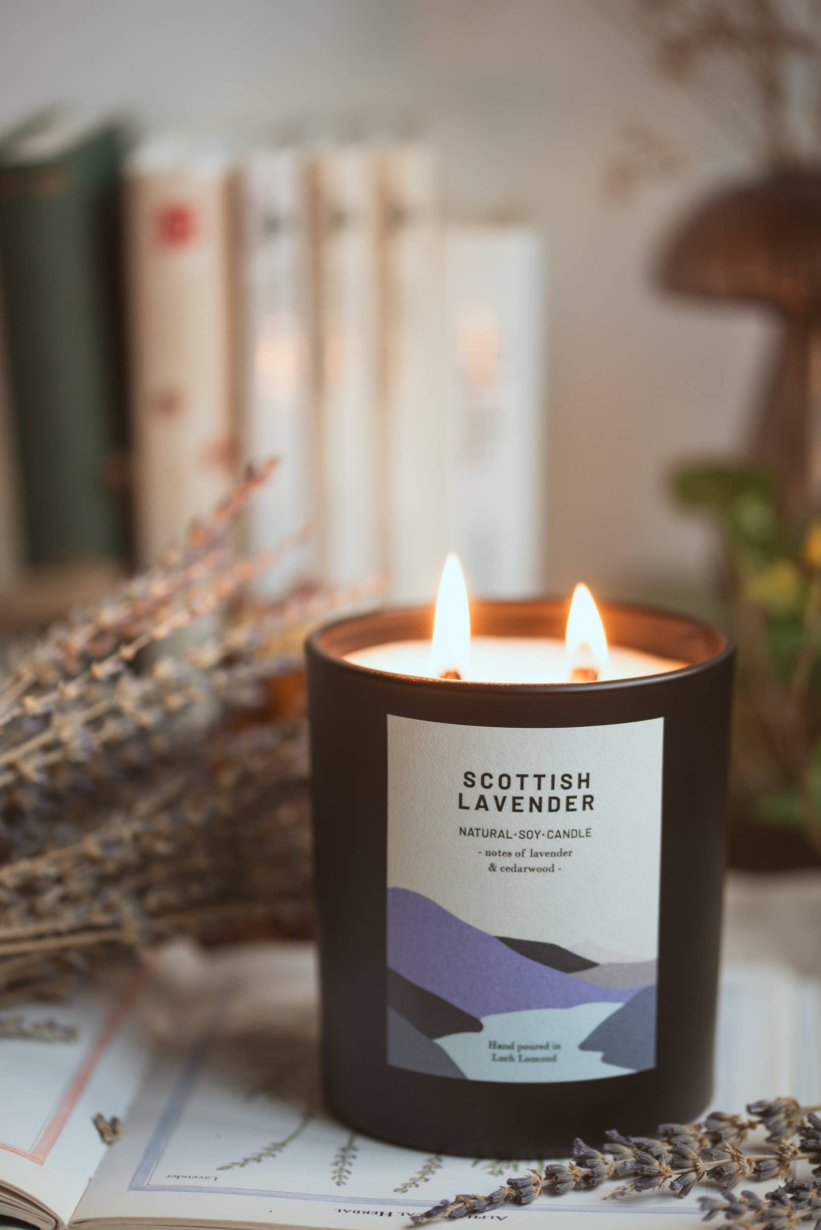 Ocoee House – Vela em jarro/copo por atacado – Vela Perfumada Orgânica Scottish Lavender | Ocoee House7