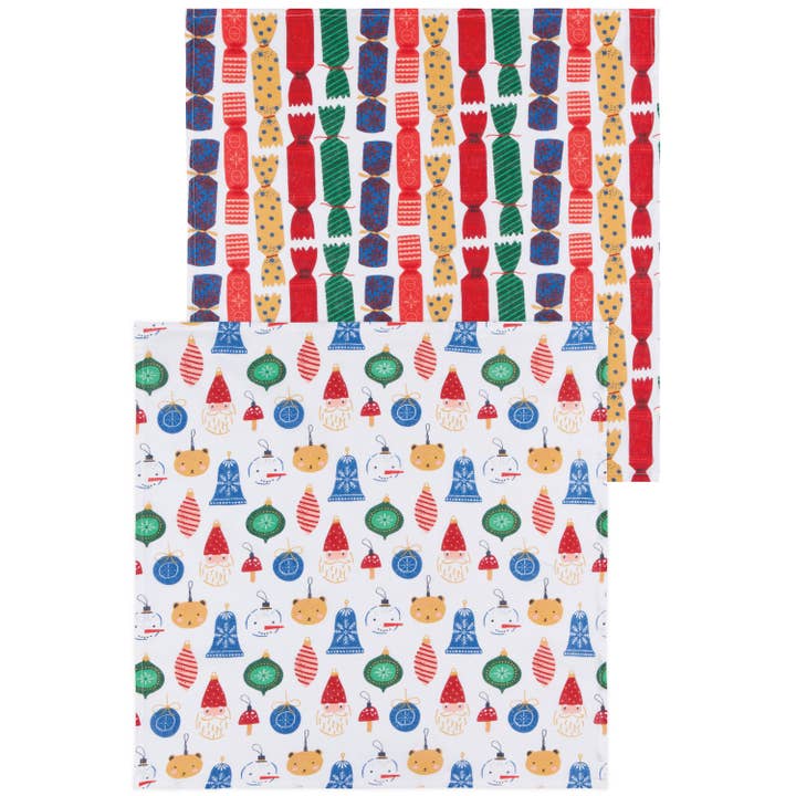 Danica Jubilee - Vente Torchons - Lot de 2 torchons à vaisselle Christmas Charms Floursack0