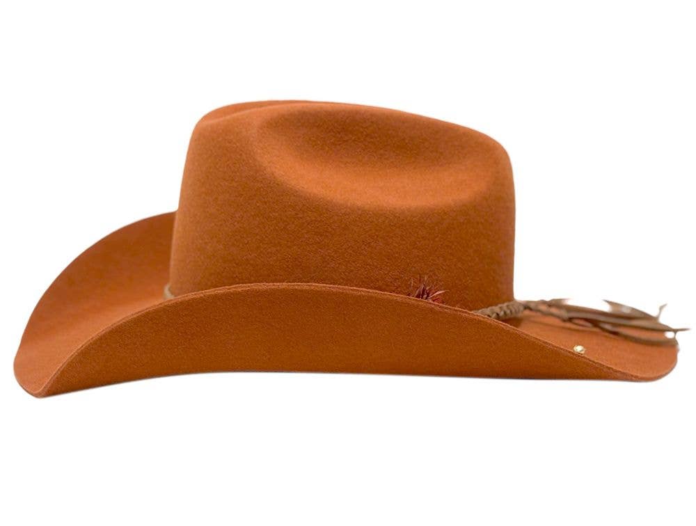 Epoch hats - Wholesale Cowboy Hat - Women's - Australian Wool Felt Western Cowboy Hat with Flower3