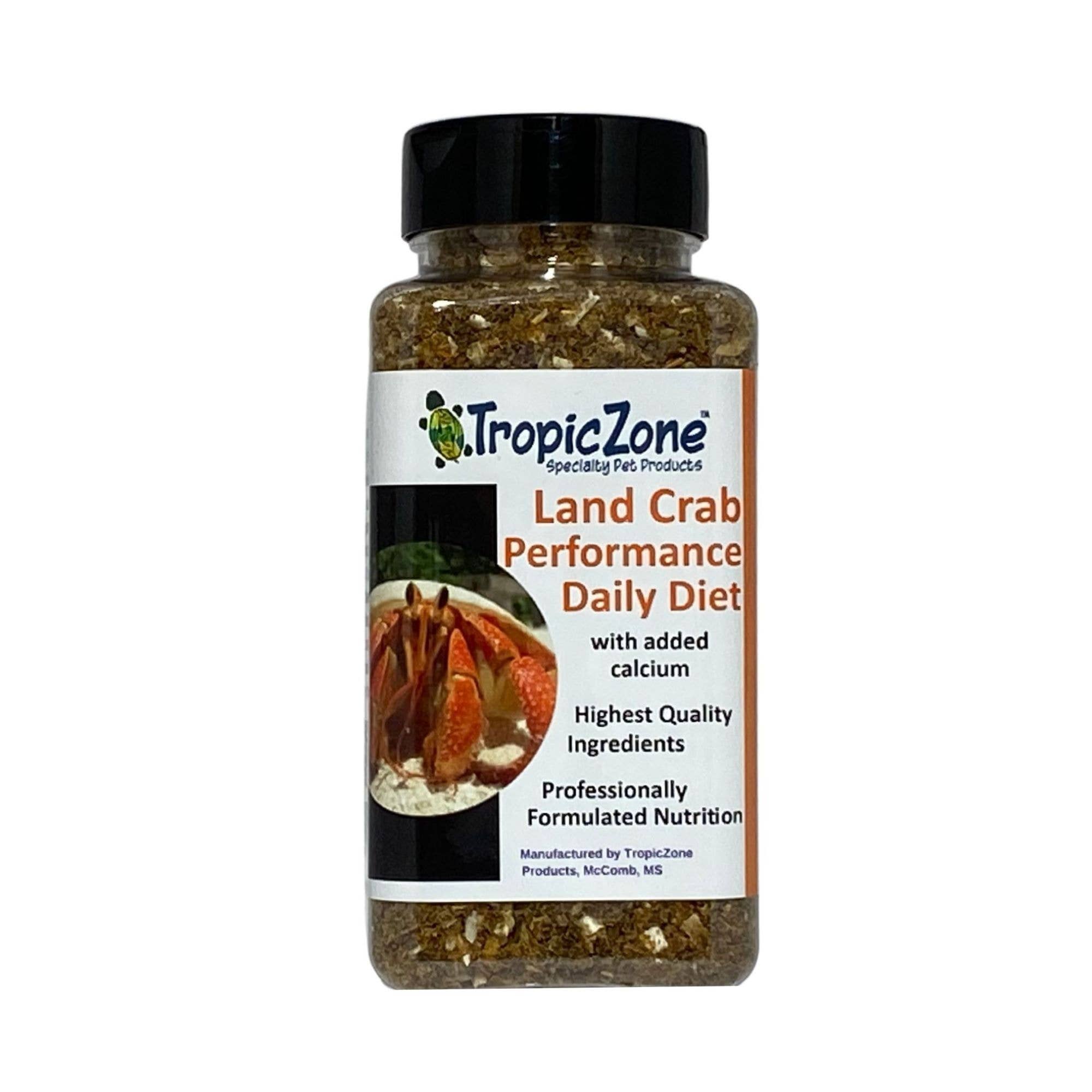 TropicZone - Vente Nourriture – hors chat et chien - Régime de performance pour crabe terrestre TropicZone0