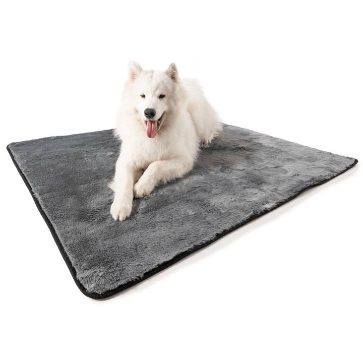 Paw Brands - Wholesale Pet Blanket - Dog - PupProtectorâ„¢ Short Fur Waterproof Throw Blanket - Charcoal Grey