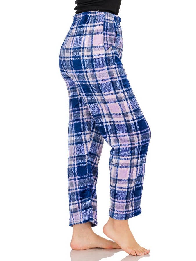 Cap Zone - Wholesale Sleepwear Bottom - Women's - Fuzzy Plush Lounge Pajama Pants4