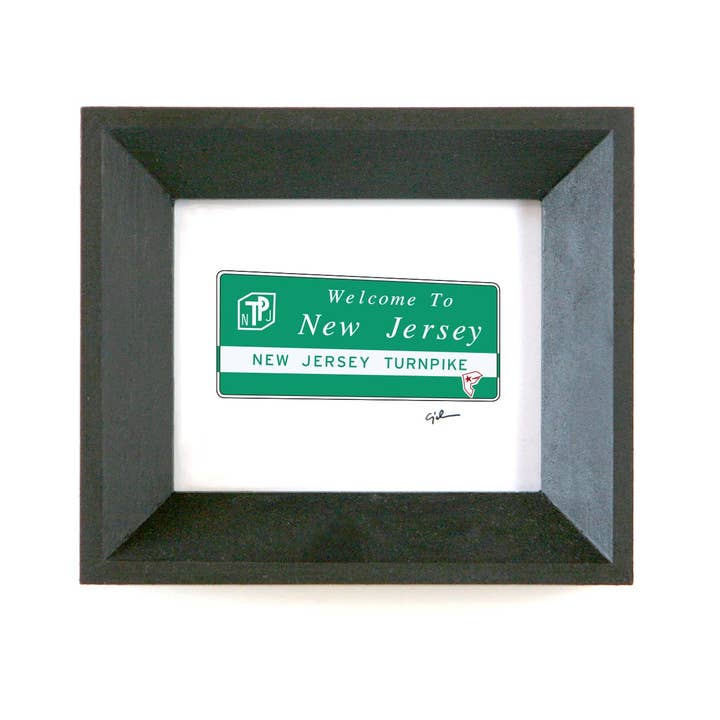 Welcome to New Jersey Sign | NJ Print for wholesale by United Goods
