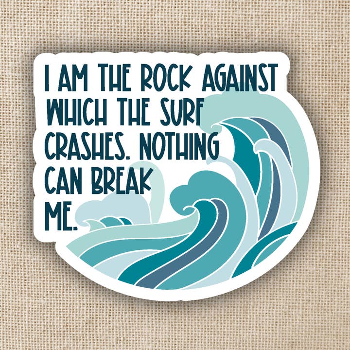 Nothing Can Break Me ACOTAR Quote Sticker for wholesale by Kingdom of Threads