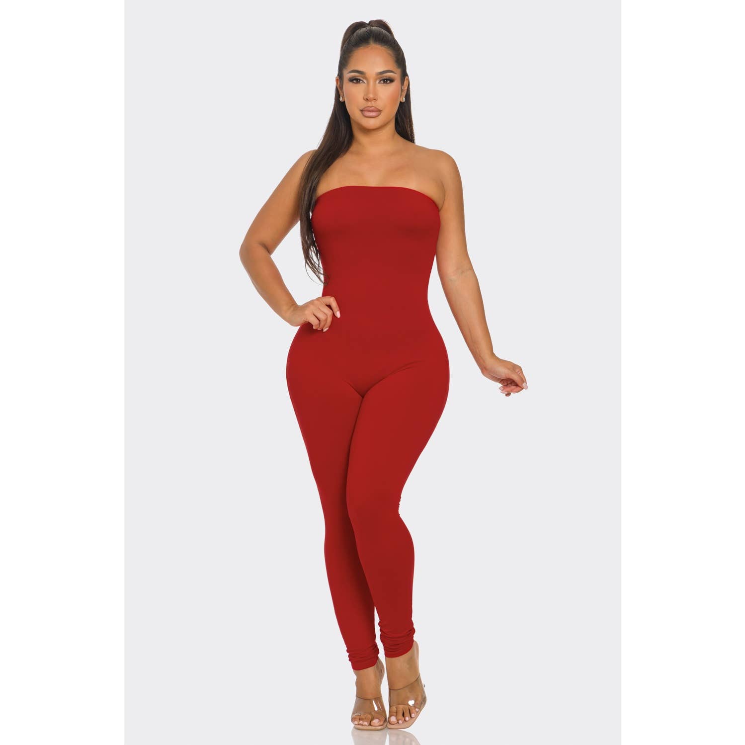 HiteJeans – wholesale Jumpsuit – Women's – Leggings bottoms with a Tube top Jumpsuit5