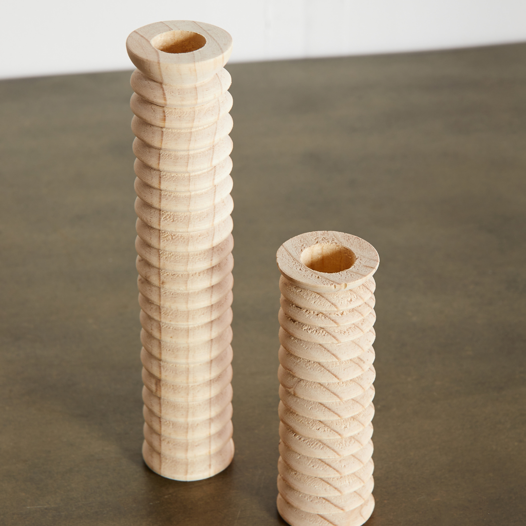 kanju Interiors – Suporte de vela por atacado – Castiçal Espiral7