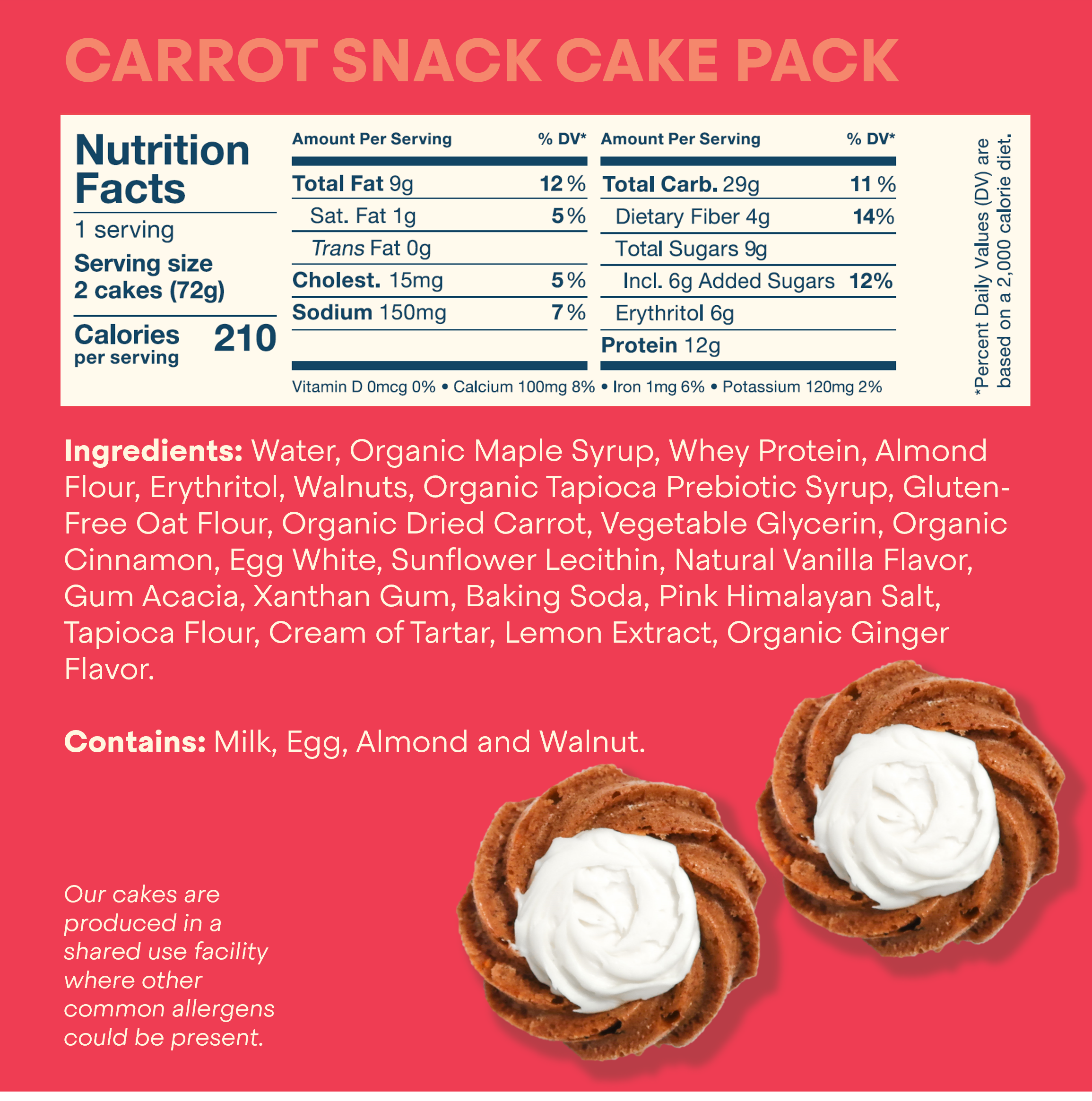 Honeycut Kitchen - Wholesale Cake - CARROT CAKE6
