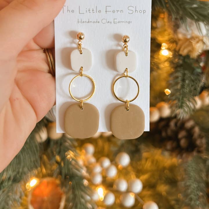 The Little Fern Shop – wholesale Dangle earrings – Warm Simplistic Dangles0