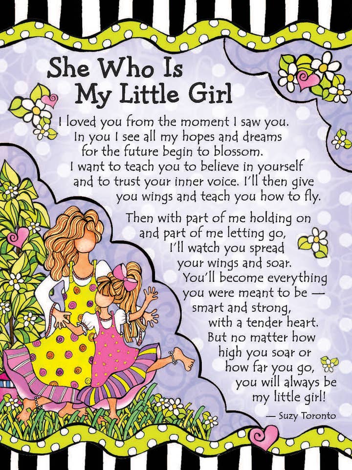 SHE WHO IS MY LITTLE GIRL for wholesale by Blue Mountain Arts