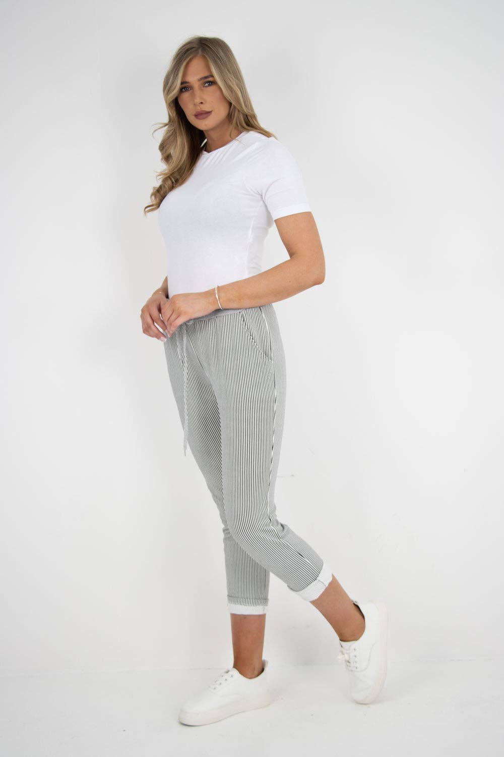 Miss Bold - Wholesale Pants - Women's - Italian Printed Cotton Ladies Trouser4