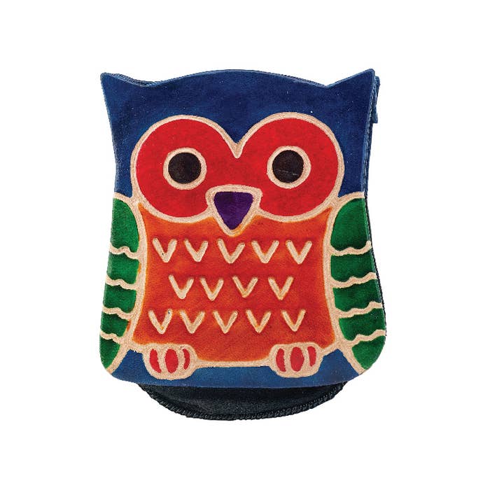 Benjamin International - Wholesale Coin Purse - Women's - Owl Leather Coin Purse - Designed for Women