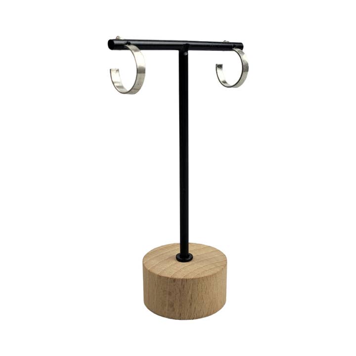 Créoles en argent recyclé pour la vente par Will Sharp Jewellery