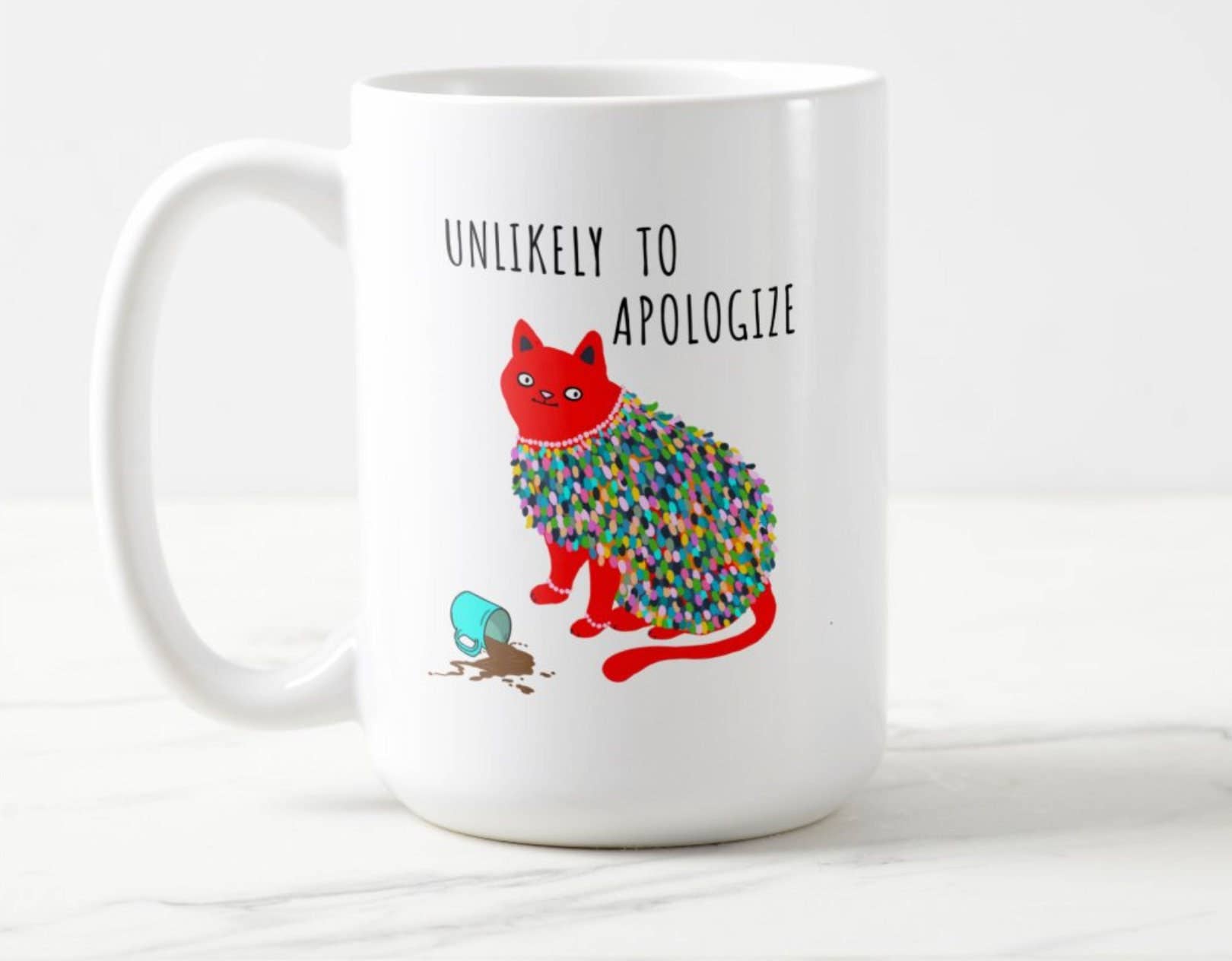 Lemon Zesty - Vendita all'ingrosso Tazza - Tazza con gatto Unlikely to Apoloze8