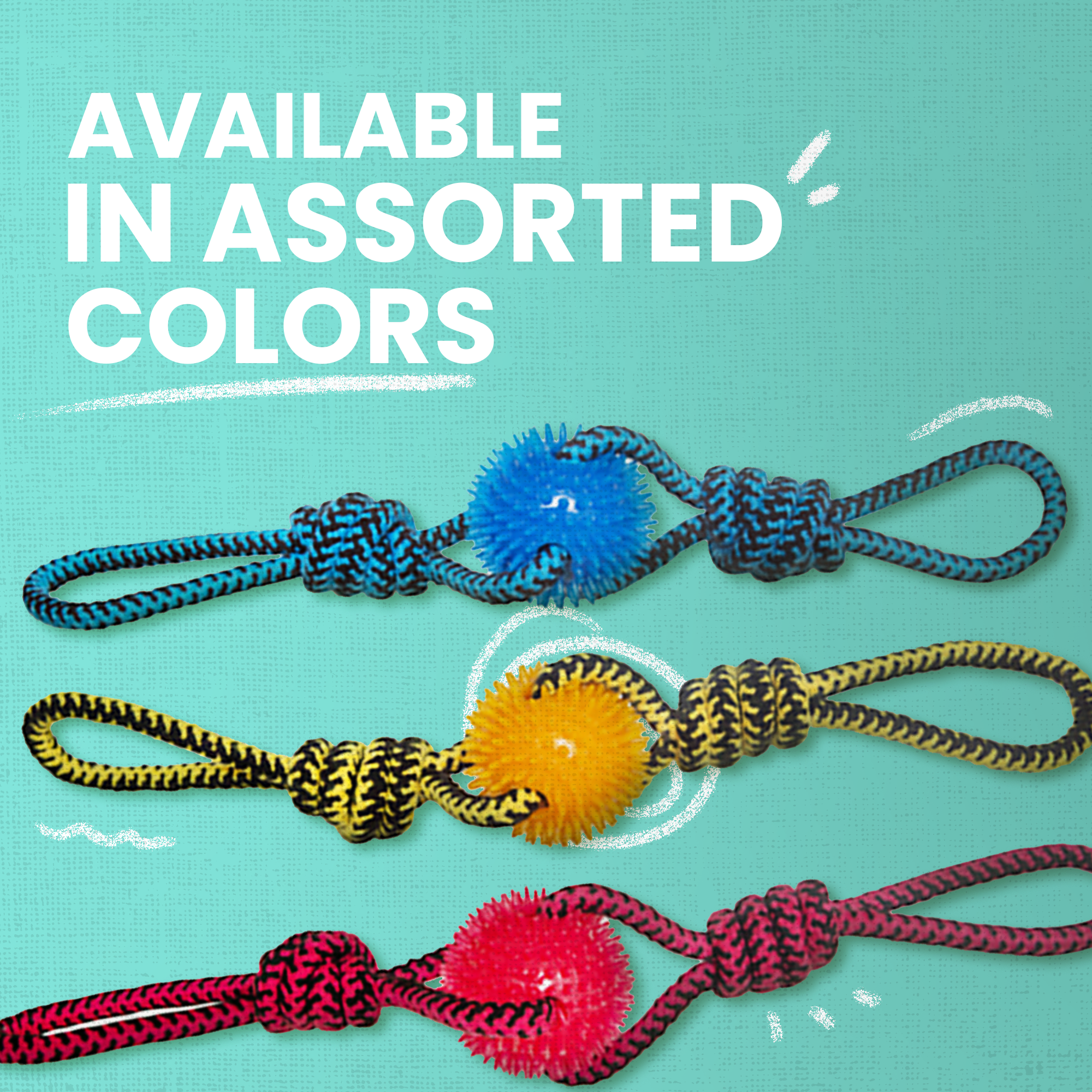 SnugArooz - Venta al por mayor Juguete de soga - Perros - Bebé Espinoso6