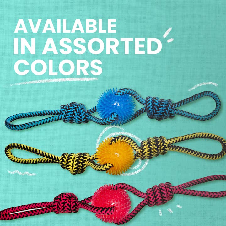 SnugArooz - Wholesale Pet rope toy – Dog - Spikey Baby6