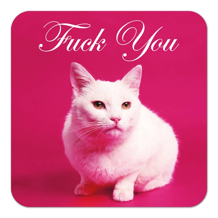 F*** Você Rude Coaster por atacado de Dean Morris Cards