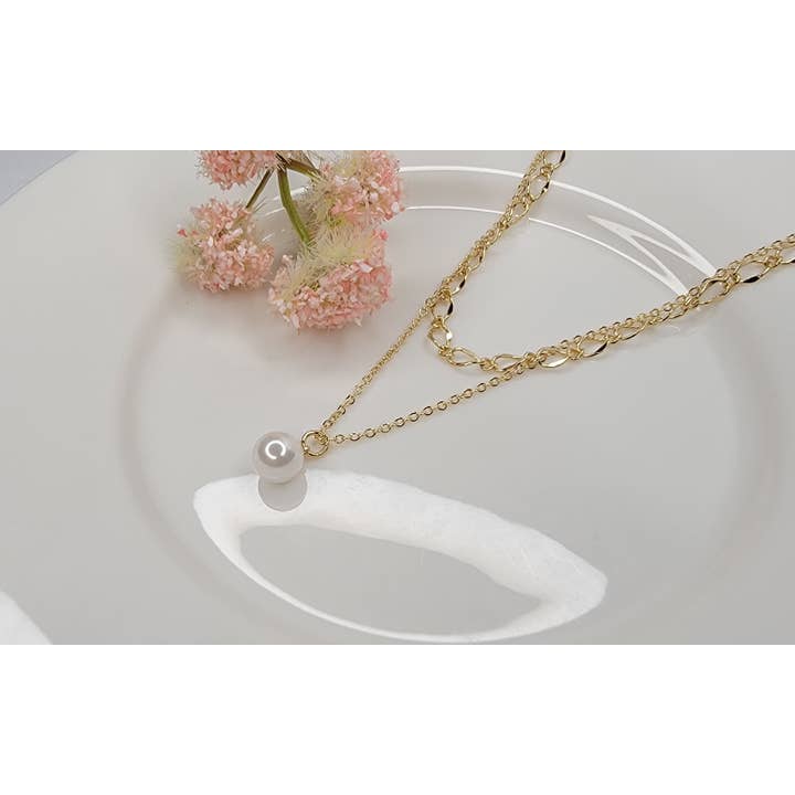 BETTYOH INC – Engroshandel Halskæde med vedhæng – DOBBELT KÆDE HALSKÆDE.1