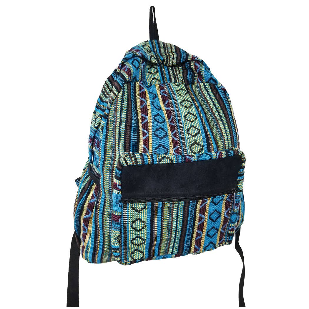 Yak & Yeti - Wholesale Backpack - Unisex - SALE Gheri Backpack Multi-Color Striped Design2