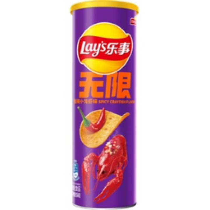 Lay’s Staxx Spicy Crayfish 4ct (90g) (China) for wholesale by Pops Distro Inc