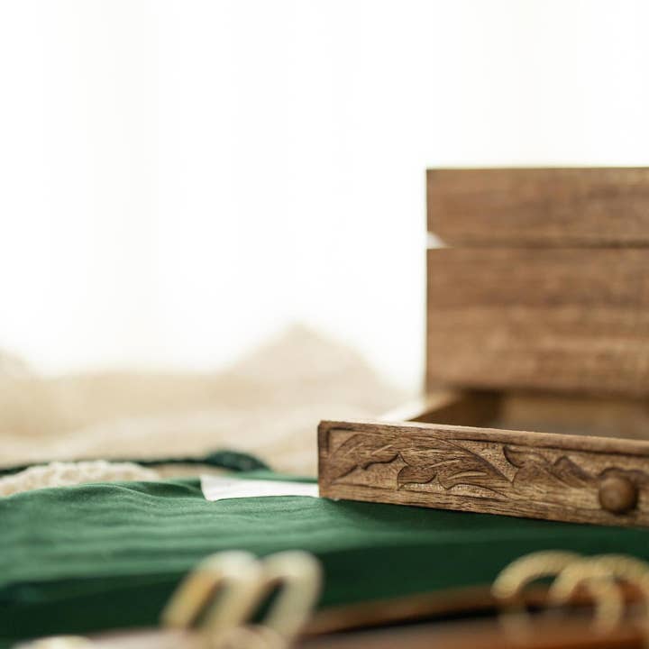 Mercy House Global - Wholesale Jewelry Box/Organizer - Hand-carved Mango Wood Jewelry Box2