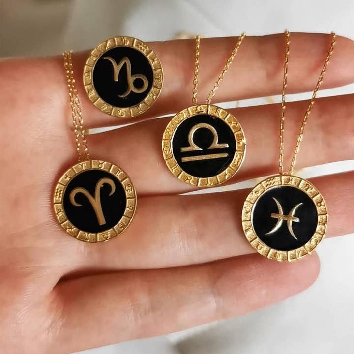 Zodiac Sign Necklace for wholesale by Ancient Things