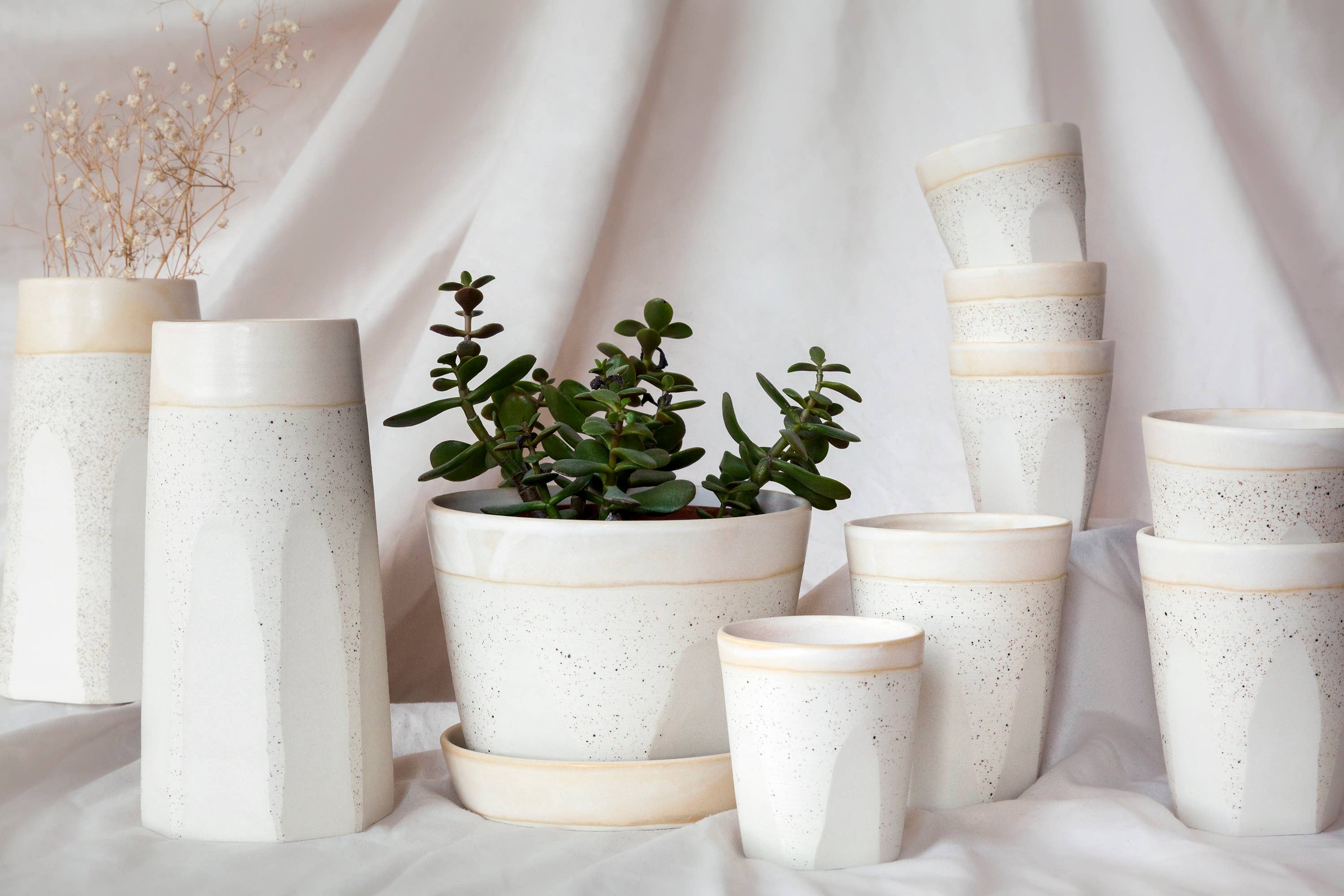 Parceline Ceramique – wholesale Coffee mug – Handmade ceramic mug - 7oz - Faceted collection2