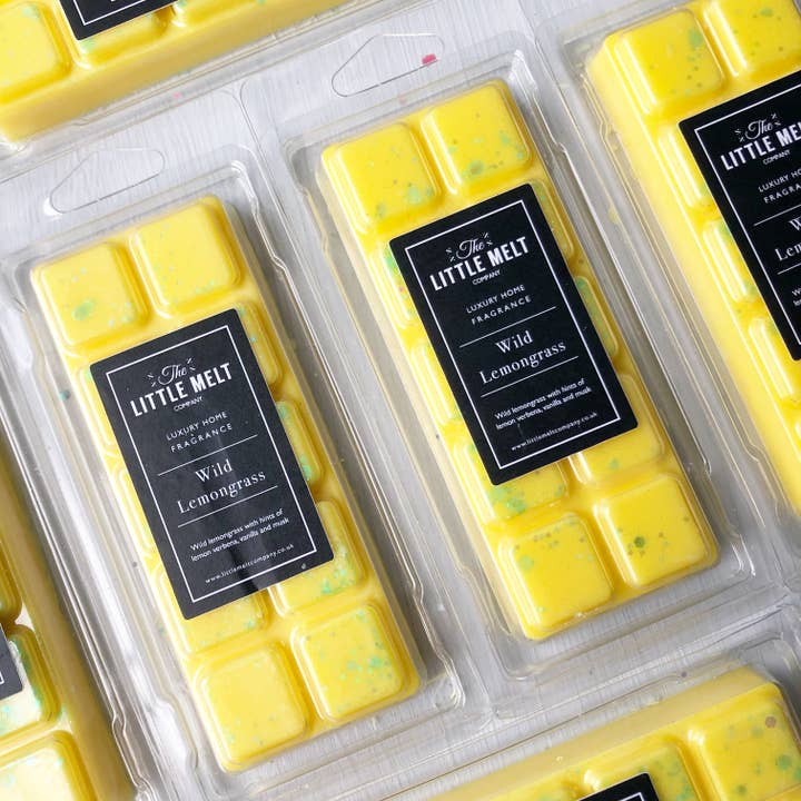 Wild Lemongrass Wax Melt Snap Bar for wholesale by The Little Melt Company