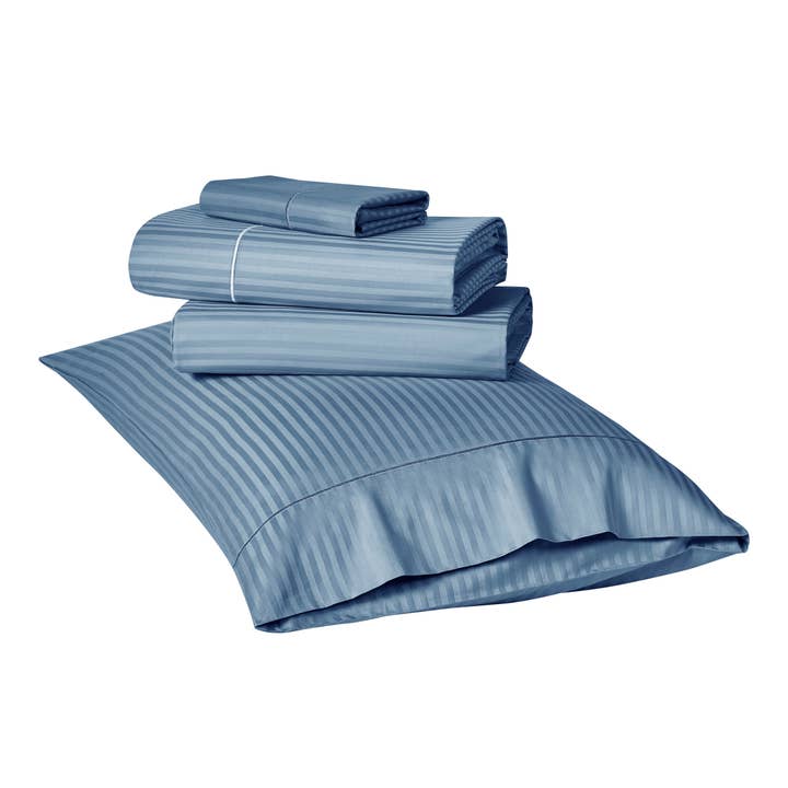 Bed Bath Fashions - Wholesale Sheet Set - Kathy Ireland 500 Thread Count Damask Stripe Sheet Set6