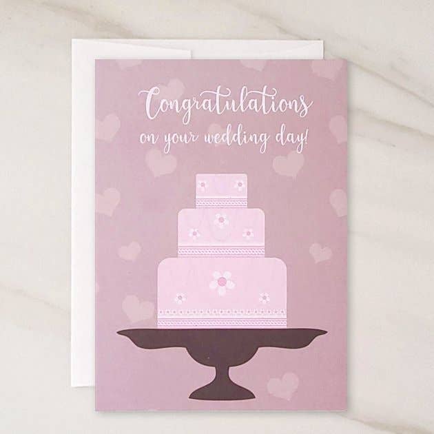 Congratulations On Your Wedding - Wedding Greeting Card for wholesale by Wholesalegreetingcards.co