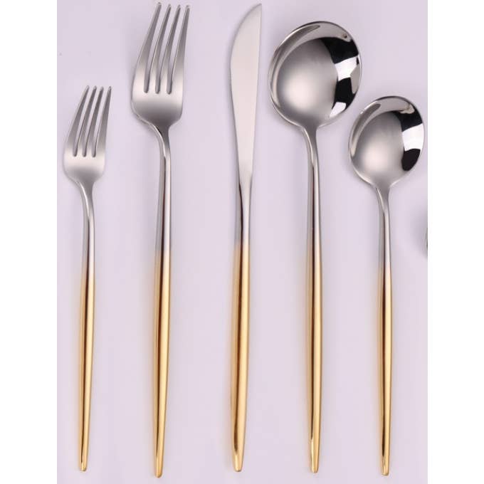 Kadra Kitchenware - Wholesale Assorted Cutlery Set - Vikko Vera SHINY 18/10 Flatware 20 Pc Set5