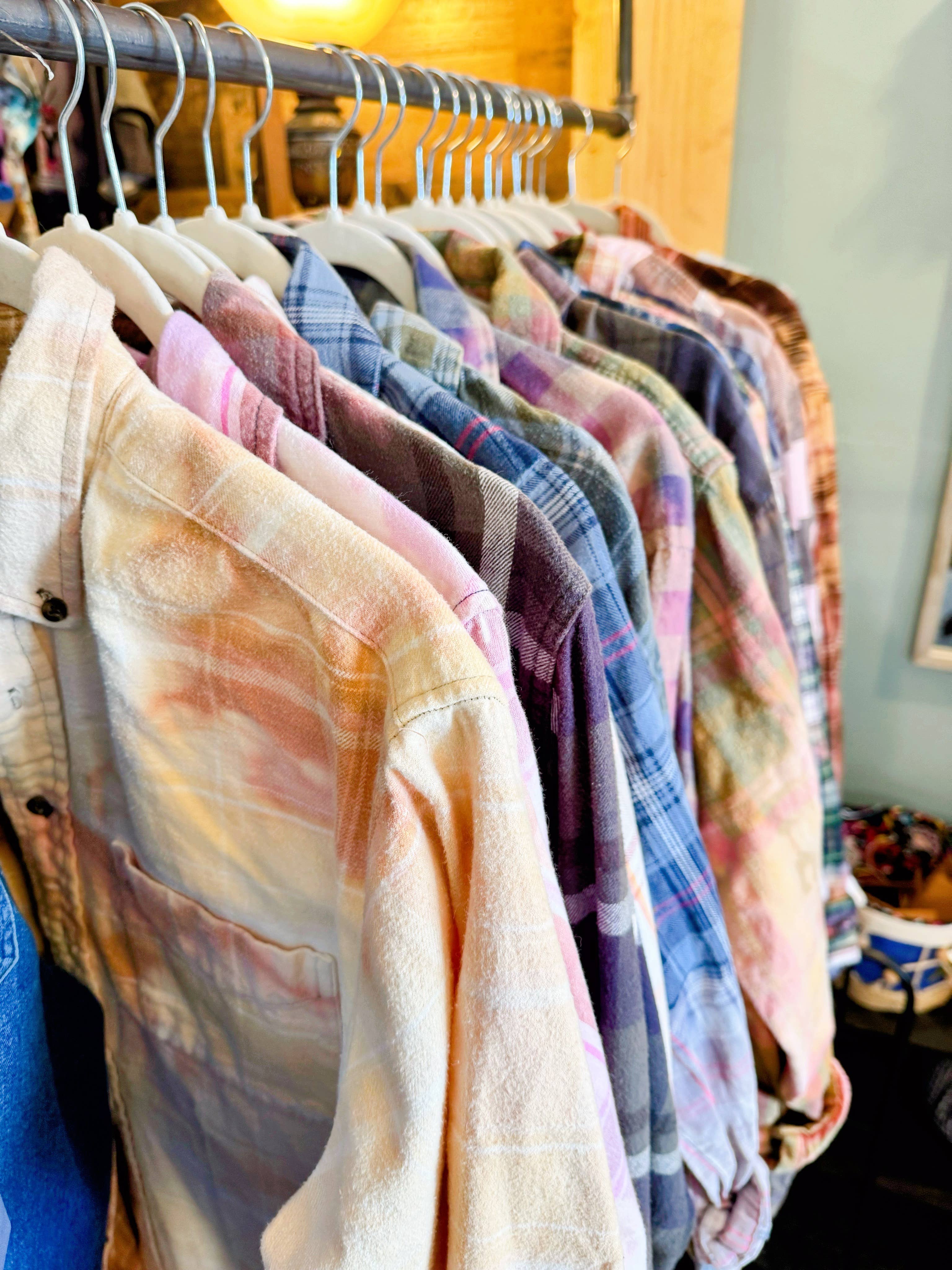 Slightly Distressed - Wholesale Button Down Shirt - Women's - Slightly Distressed Flannels 0