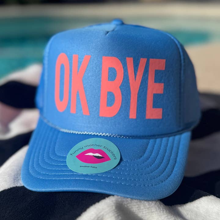 OK HEJDÅ TRUCKERKEPS för wholesale av Funny Mother Truckers