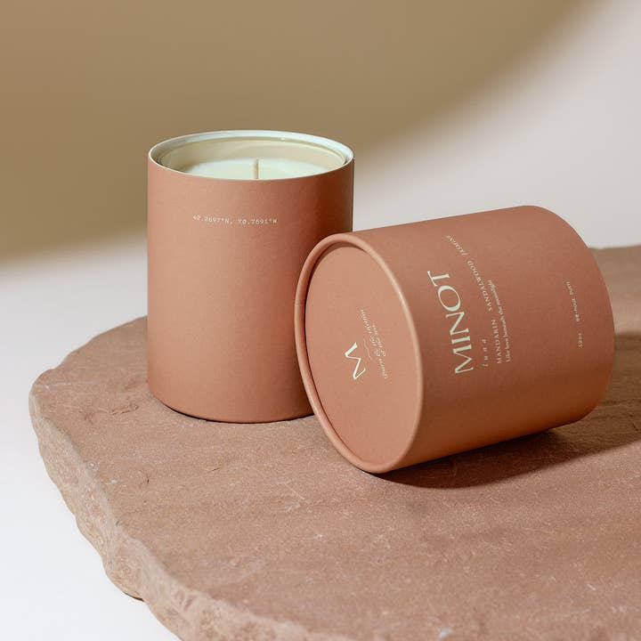 Minot - Wholesale Jar/Filled Candle - Luna - Luxury Non-toxic Soy Candle, 12 oz.1