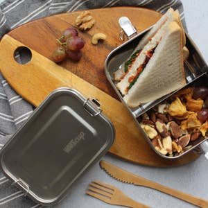 Bambaw Lunch Box with Bamboo Lid - 800 ml