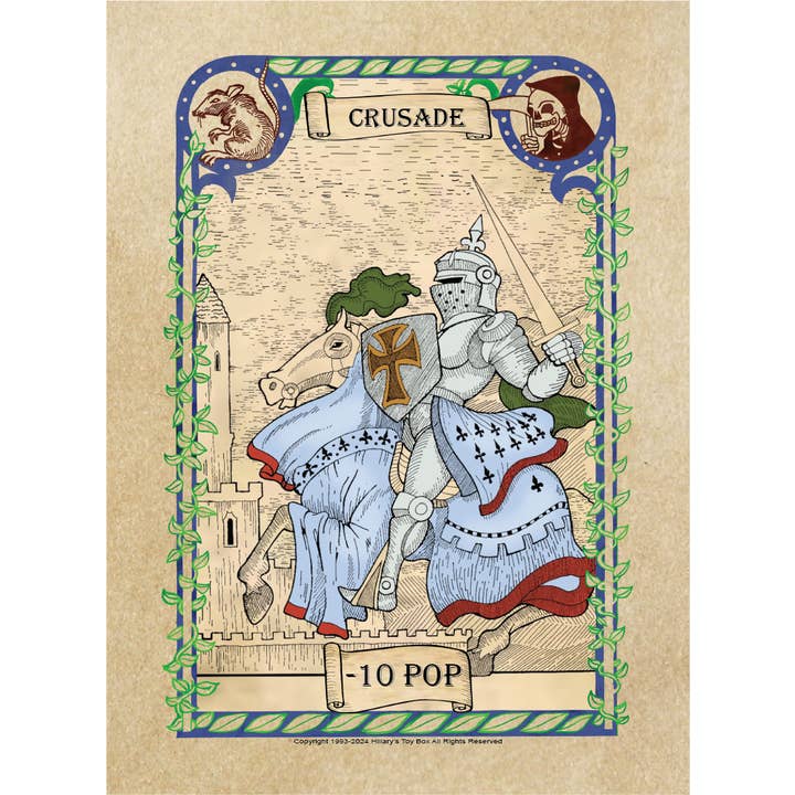 Hillary's Toy Box LLC - Wholesale Card Game - Of Popes & Plagues5