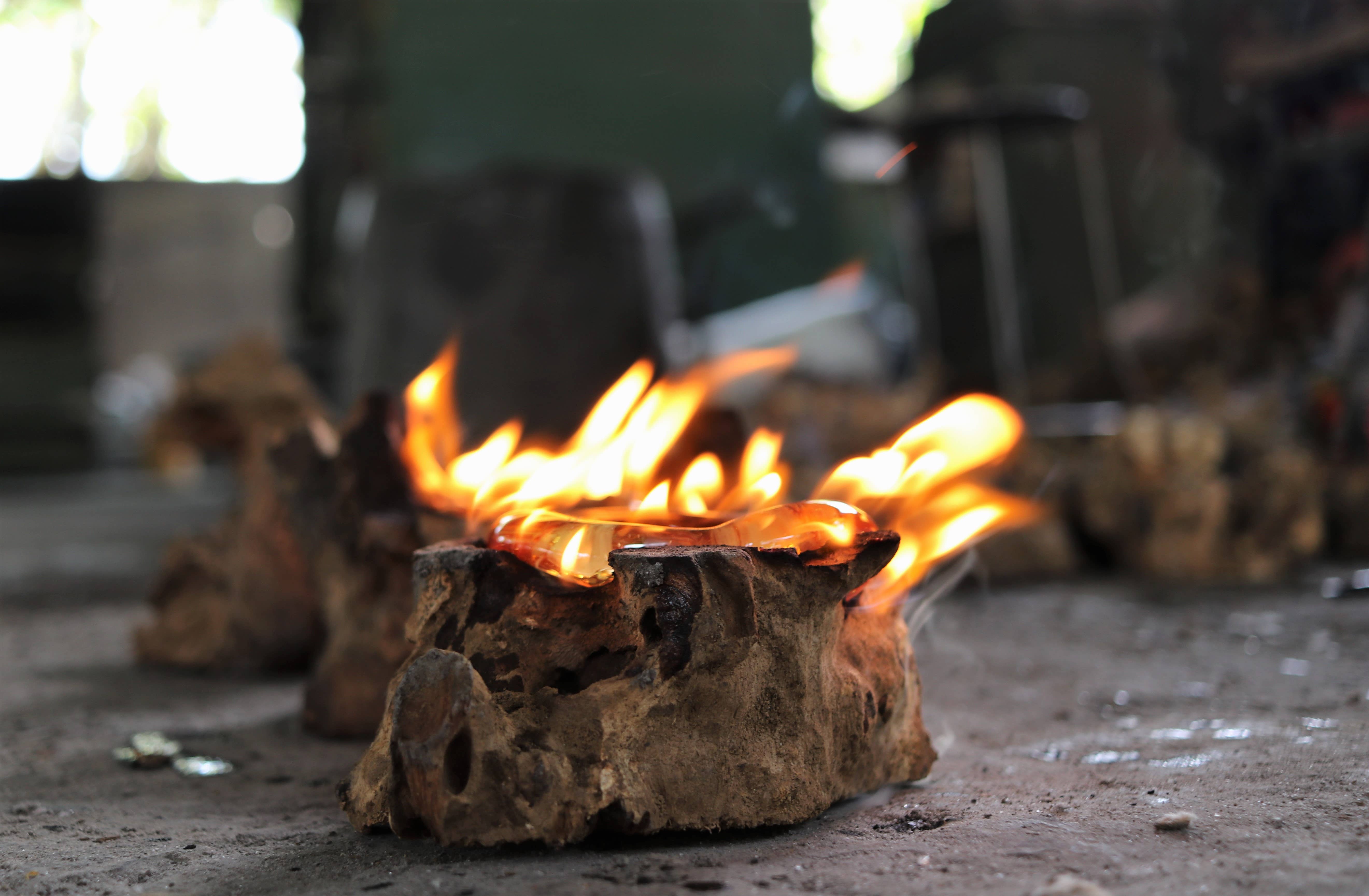 Cohasset Gifts - Wholesale Candle Holder - 2pc Single Cohasset Molten Glass Candle Holder Set7