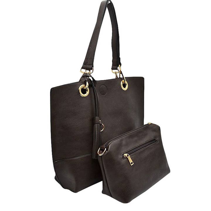 2 N 1 Damen Schultertasche aus Kunstleder für den Großhandel von Shopping2help