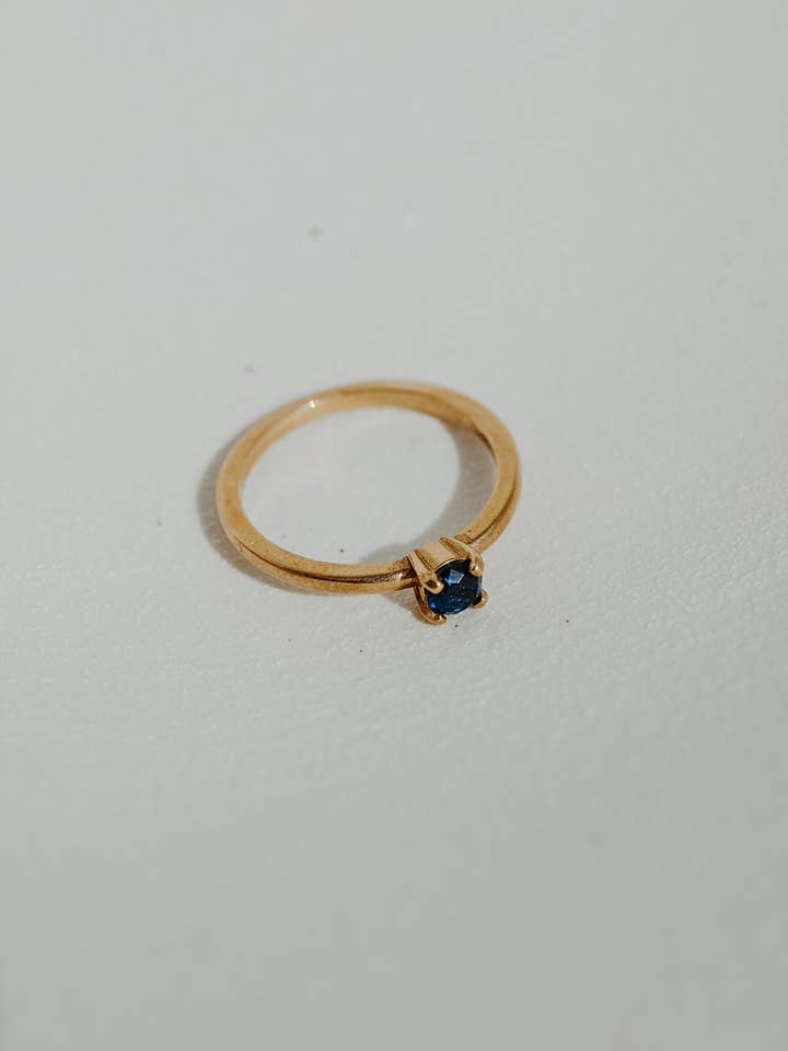 Vintage Sapphire Ring for wholesale by Katherine Stuart Design