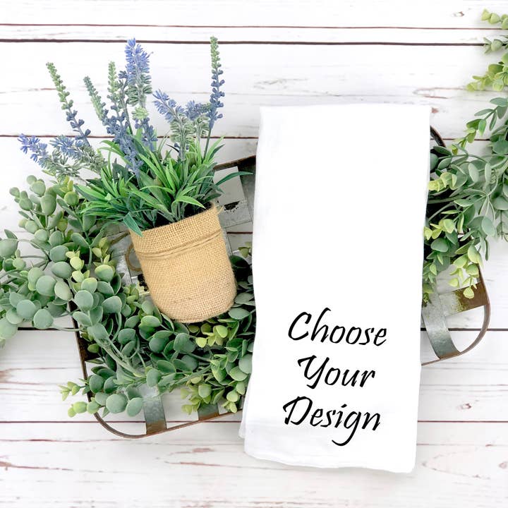 Torchons à vaisselle CHOISISSEZ VOTRE IMAGE pour la vente par Pink House On River Road