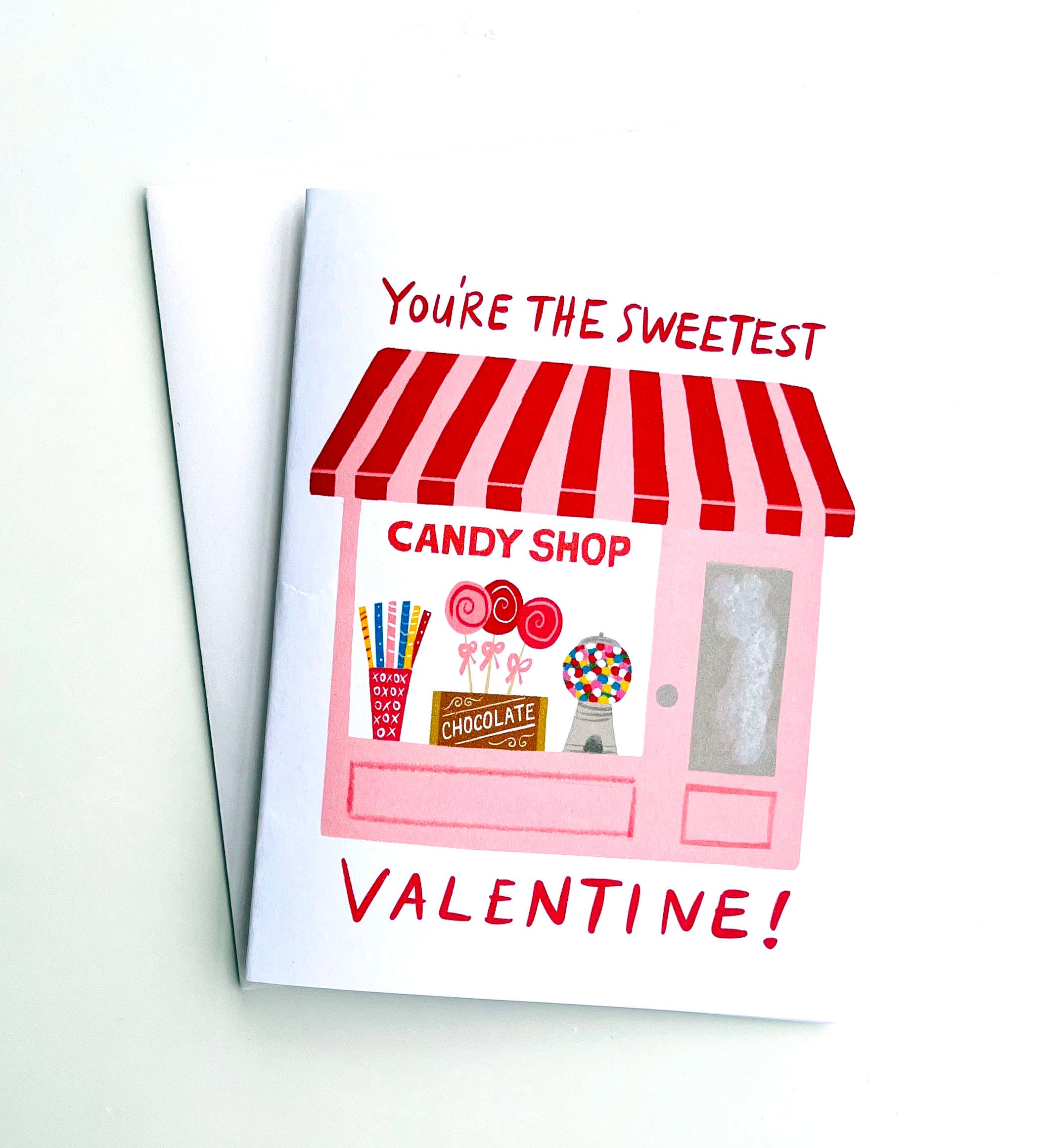 Little Desk Drawer – wholesale Valentine's Day card – Candy Shop Valentine's Day Card1