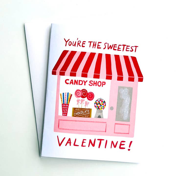 Little Desk Drawer - Vente Cartes de Saint-Valentin - Carte de Saint-Valentin Candy Shop1