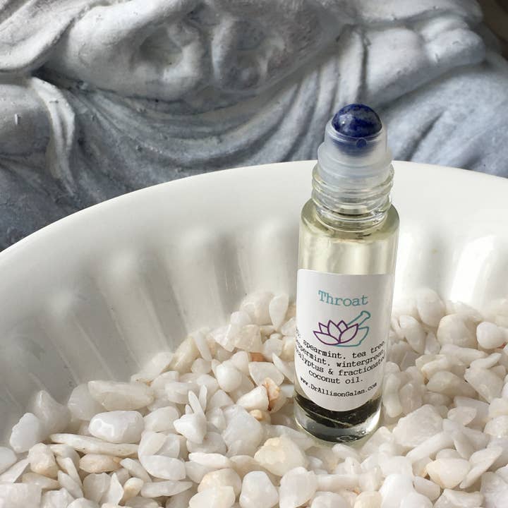 Throat Chakra Roll On for wholesale by Pura Vida Apothecary