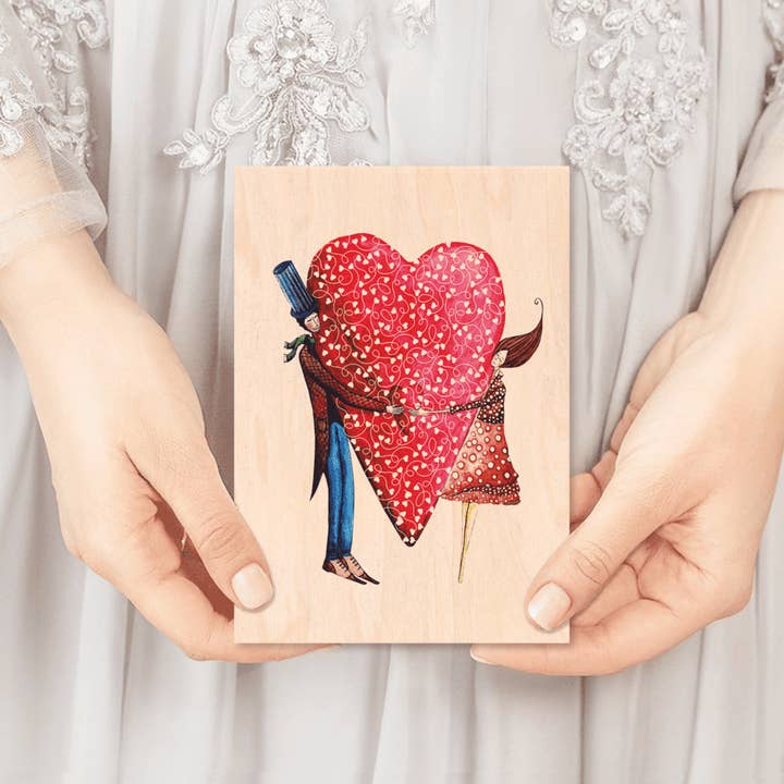 Cozywood – Engroshandel Bryllupskort – Så godt at have dig bryllup træ lykønskningskort3