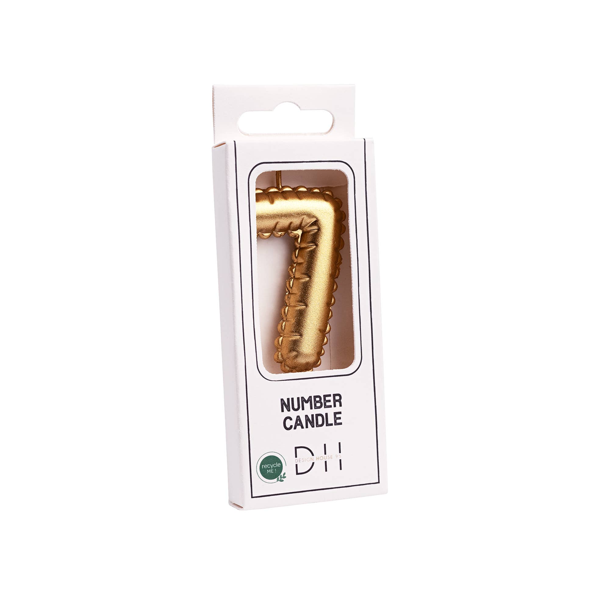 Designhouse95 – Vela de bolo por atacado – Vela em número 1, 7, balão de papel alumínio dourado1