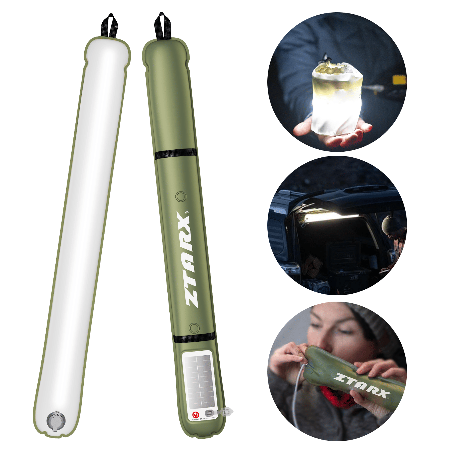 Hard Rock Health Stores - Wholesale Flashlight - Inflatable LED Tube Camping Light2