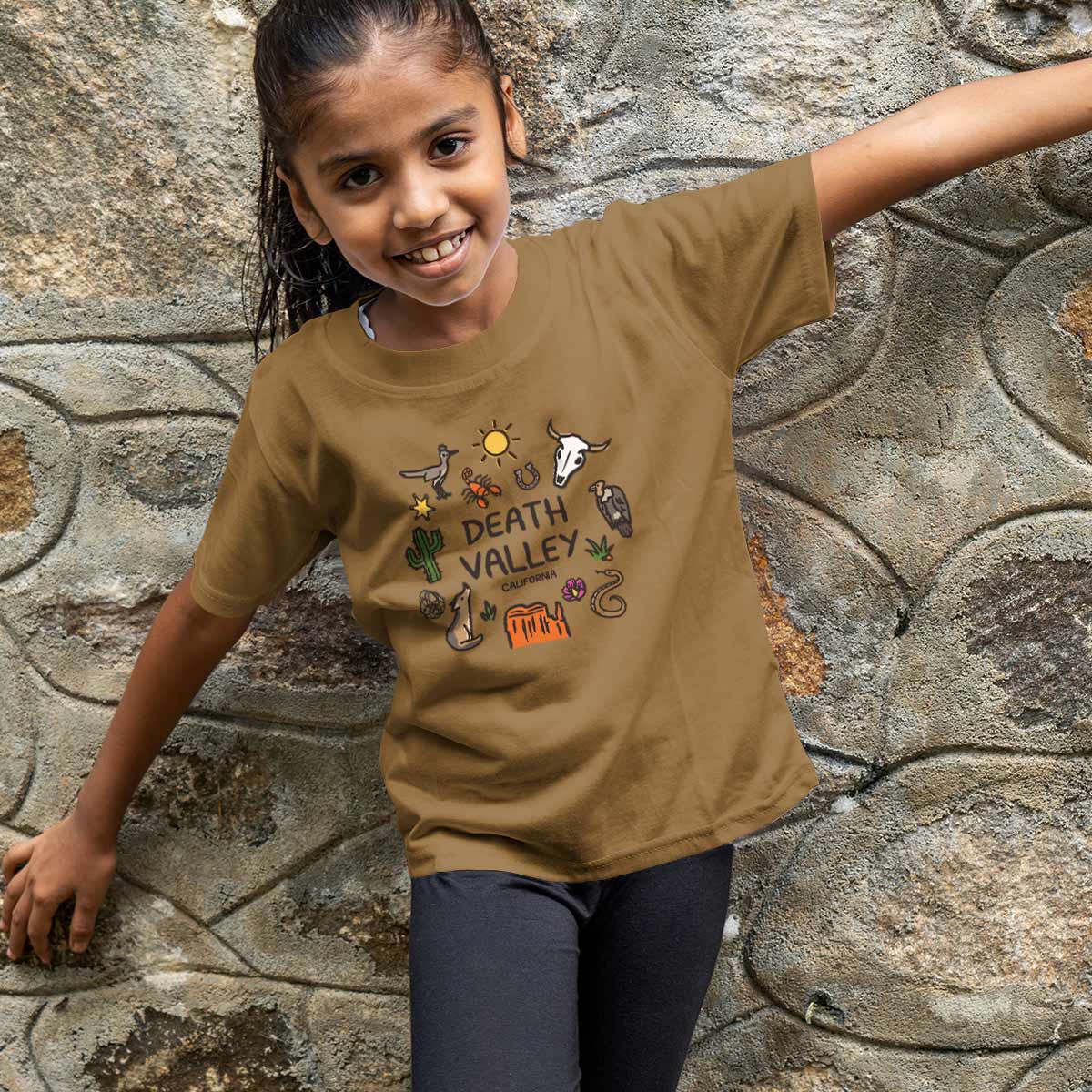 RetroPlanet - Wholesale Screen Printed T-Shirt - Kids - Desert Doodles Icons Name Drop Youth T-Shirt XS-XL10