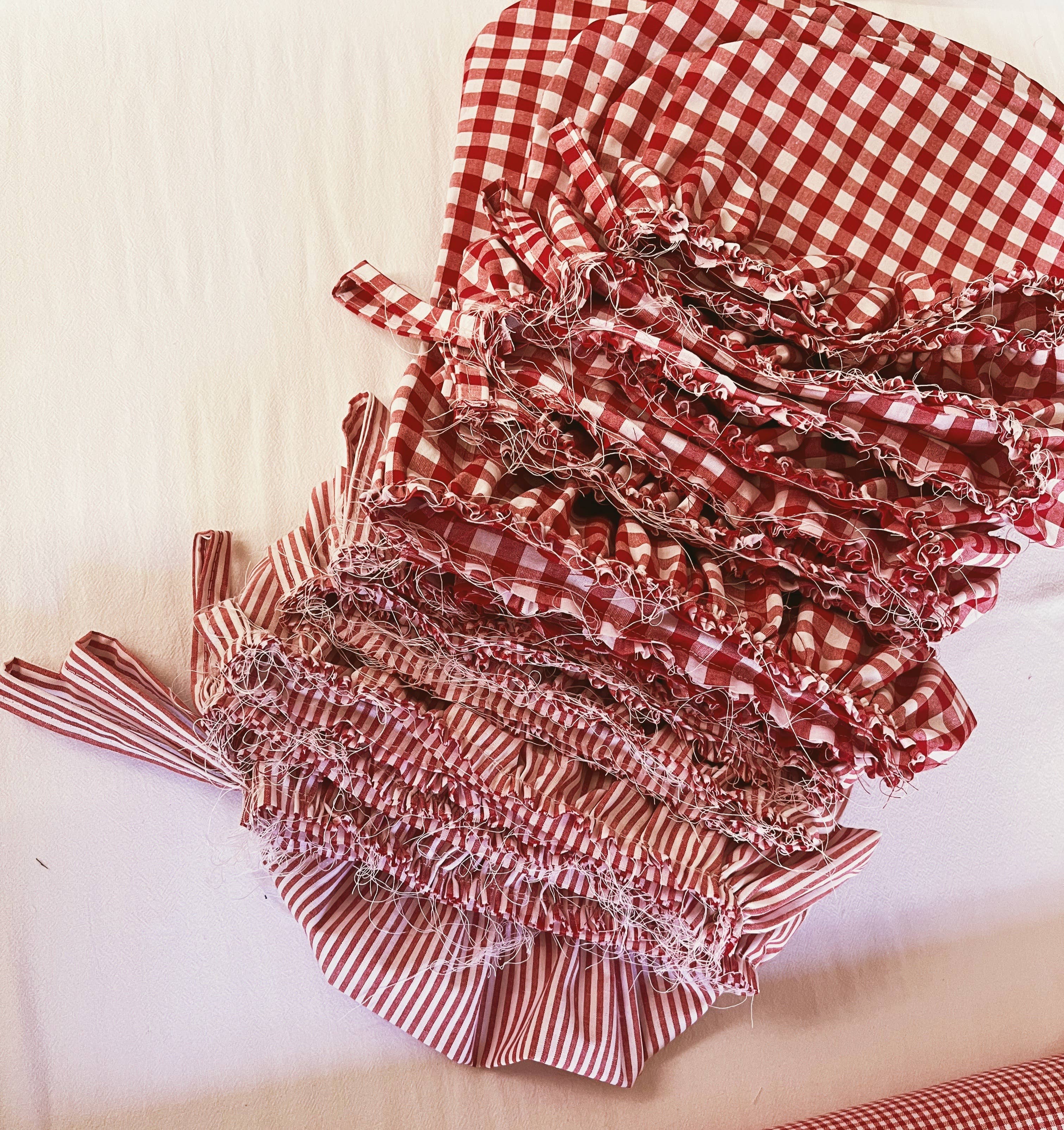 Walker Home – wholesale Holiday Stocking – Christmas Stocking - Festive Red Gingham 3