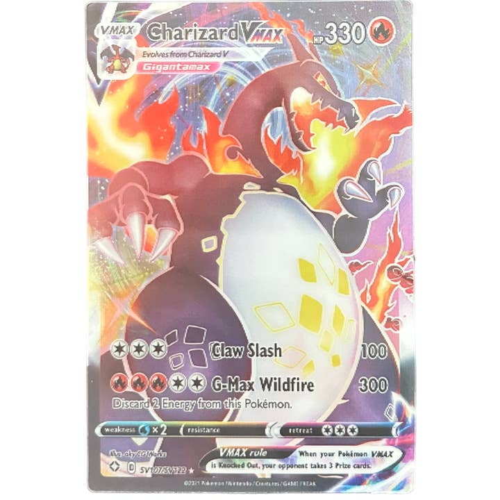 charizard vmax Card Anime 3D Sticker (F1) for wholesale by Cow Crack Wholesale
