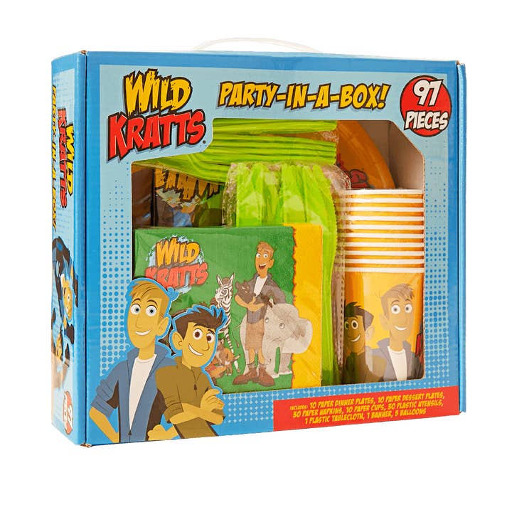 Wild Kratts Birthday Party Kit for wholesale by Mighty Mojo Toys