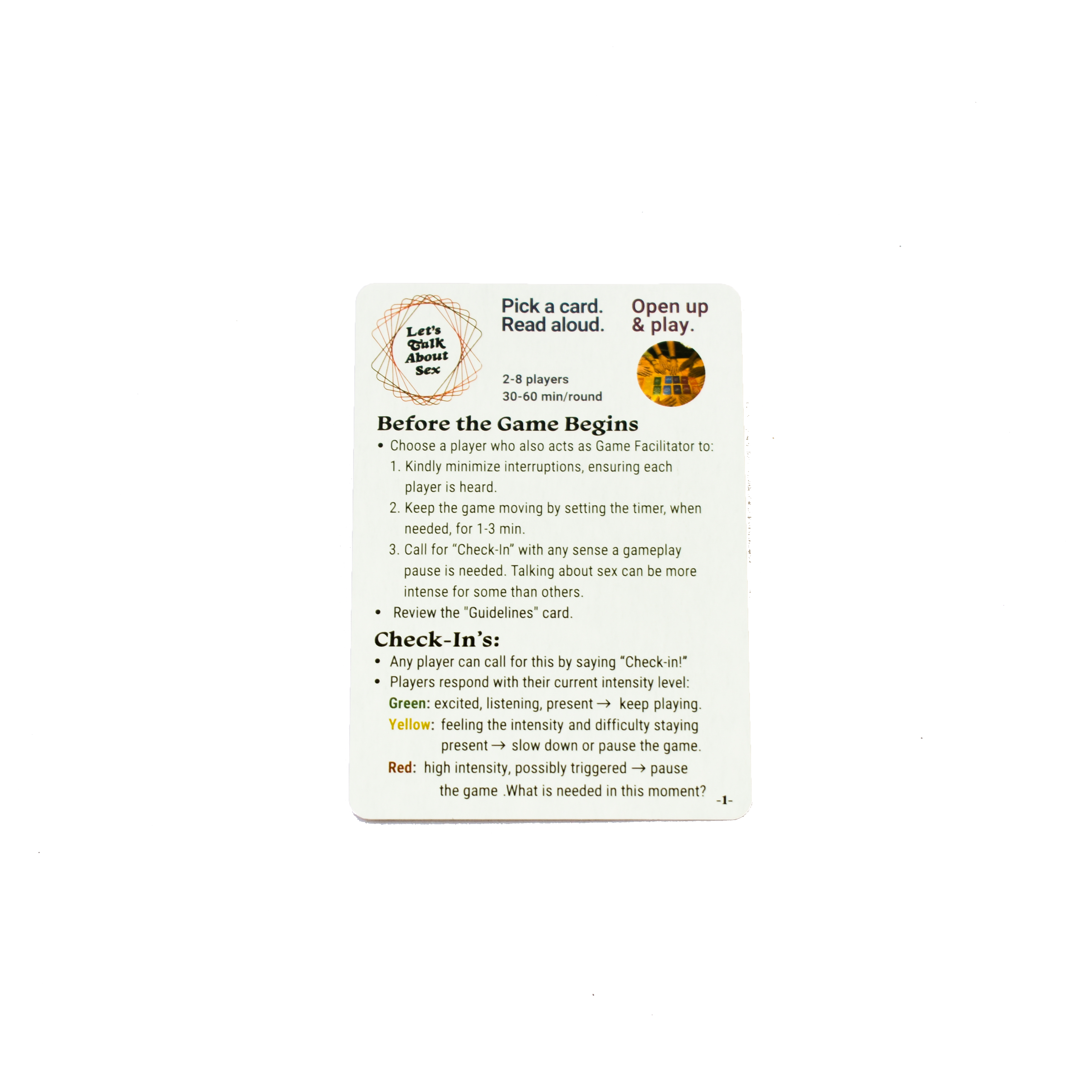 Games for Humanity - Wholesale Card Game - Let's Talk About Sex Deck3